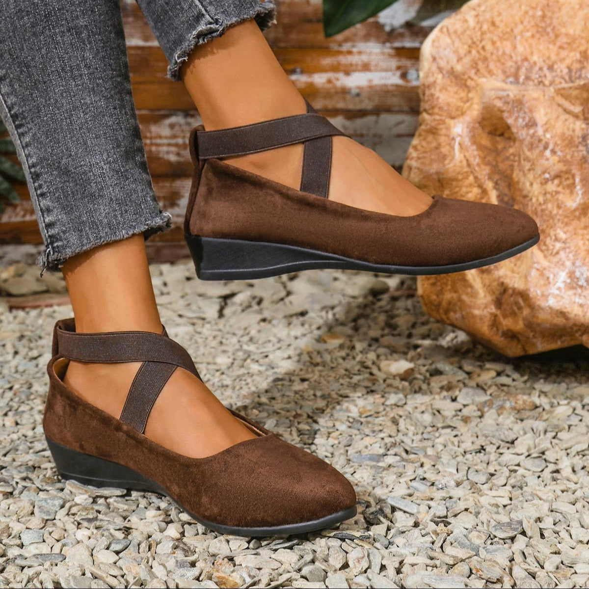 Elara Strap Wedges