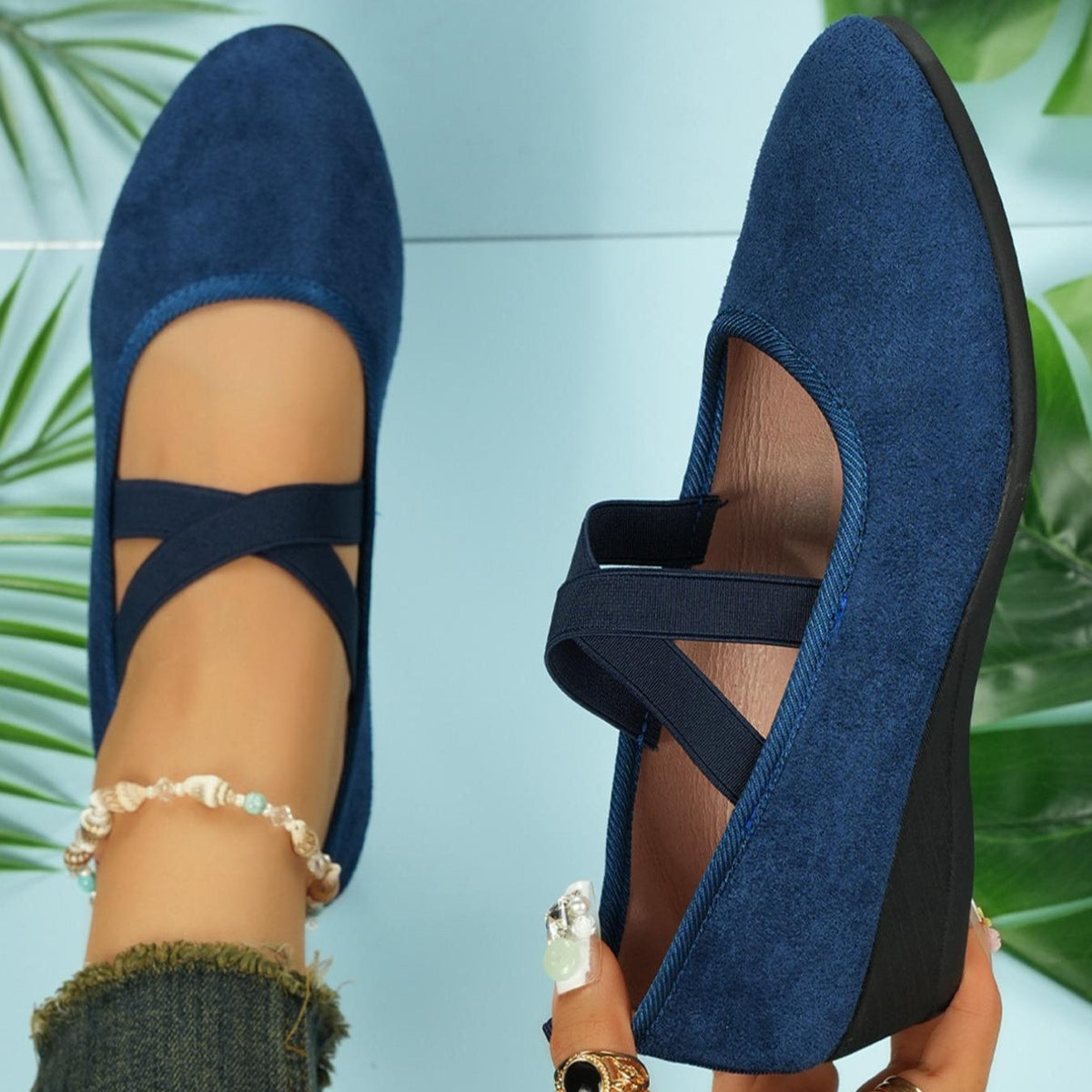 Elara Strap Wedges