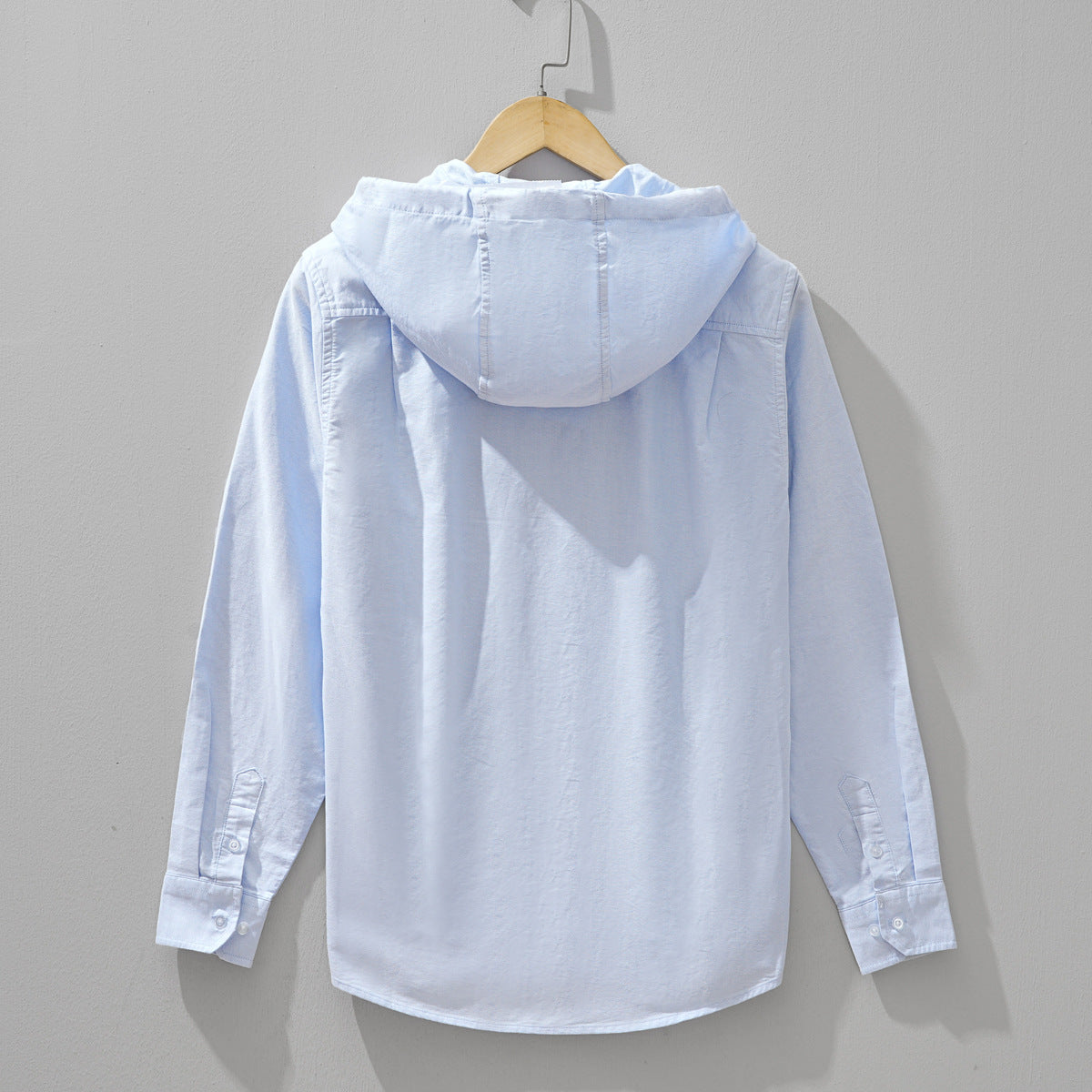 Marino Cotton Hooded Shirt