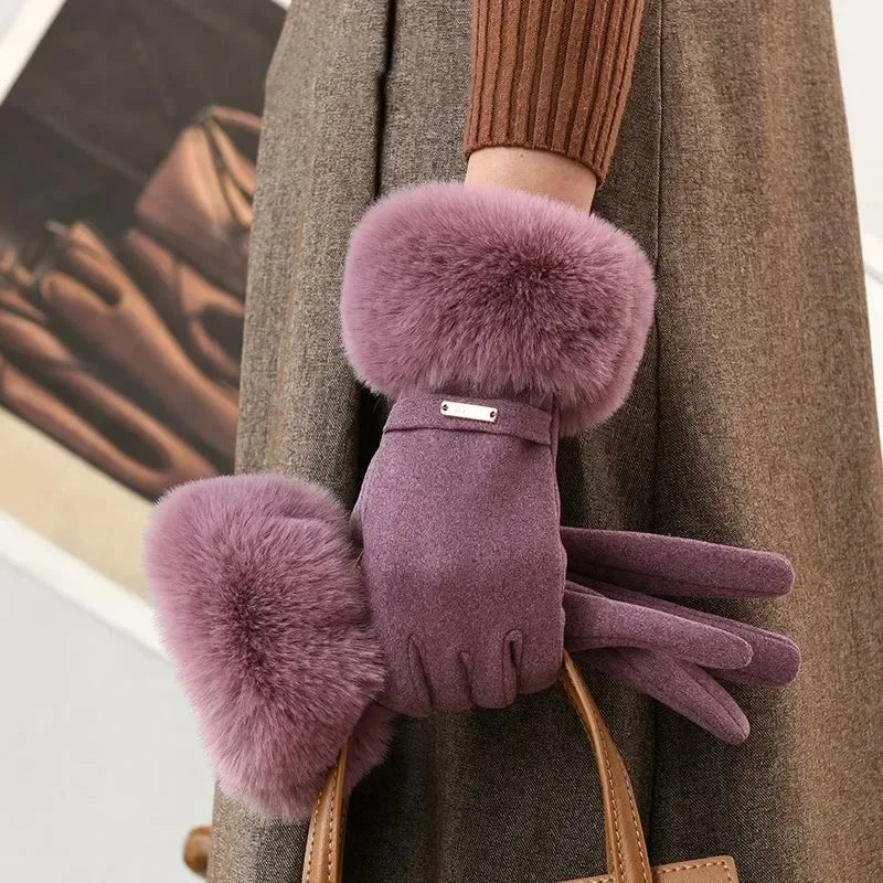 Eloria Fur Gloves