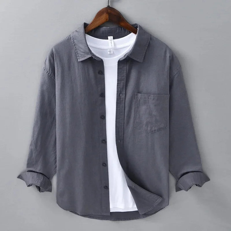 Luca Linen Button-Up