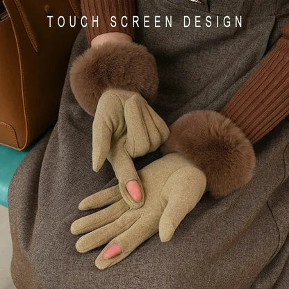 Eloria Fur Gloves