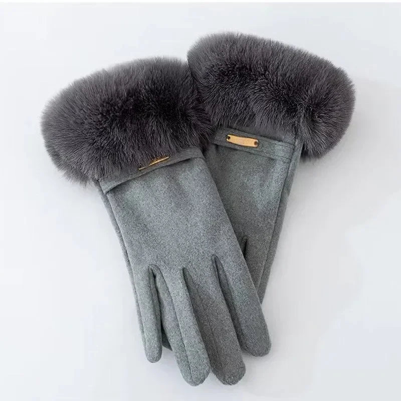 Eloria Fur Gloves