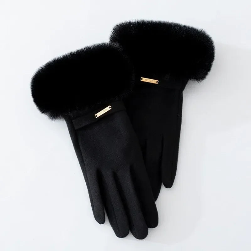 Eloria Fur Gloves
