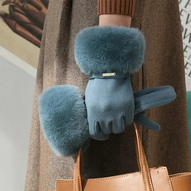 Eloria Fur Gloves