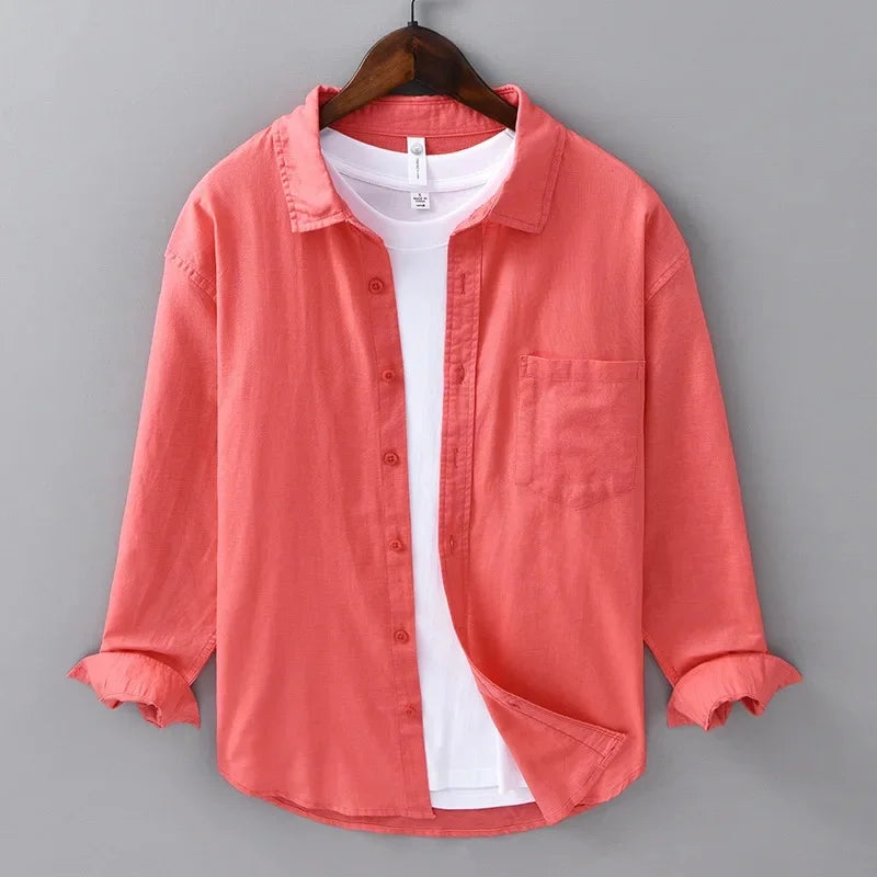 Luca Linen Button-Up