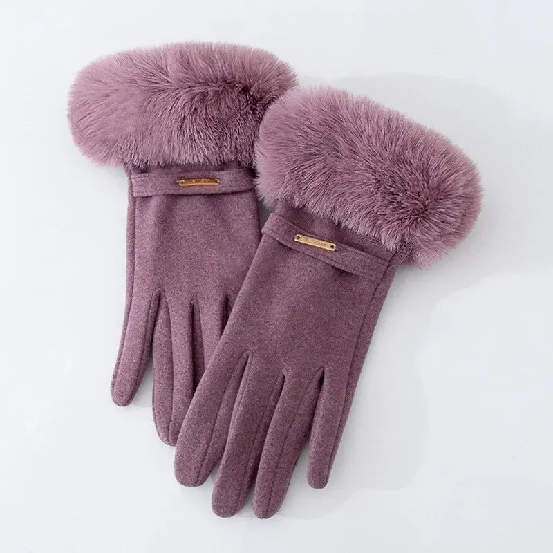 Eloria Fur Gloves